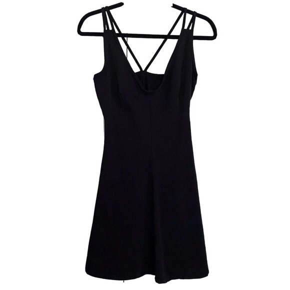 UjENA Womens Swim Dress Bathing Suit Black Strappy Swimwear Style 6398 Sz Medium - Picture 1 of 4
